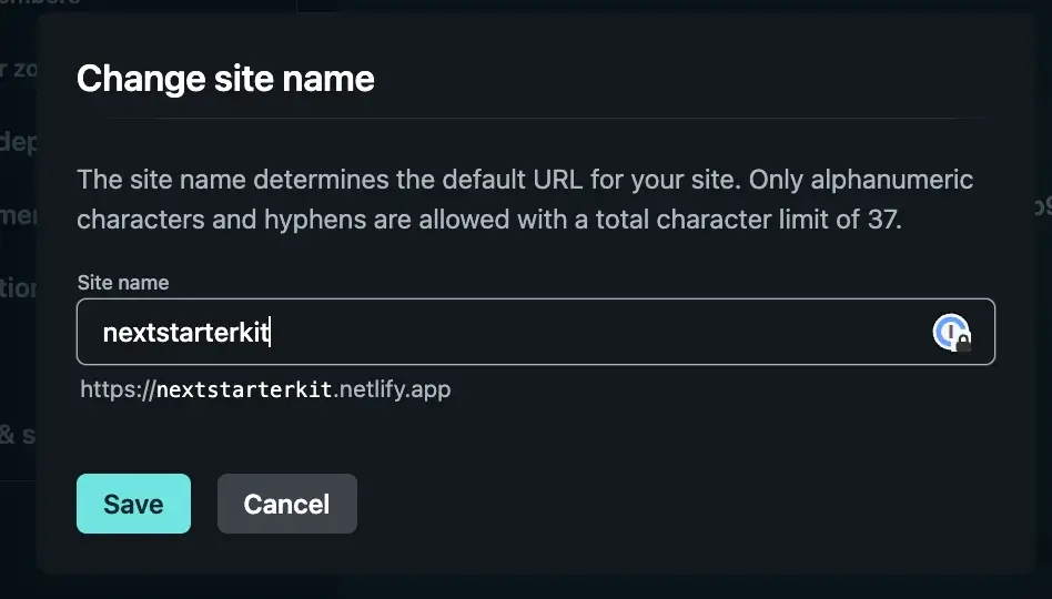 Screenshot of the Netlify dashboard