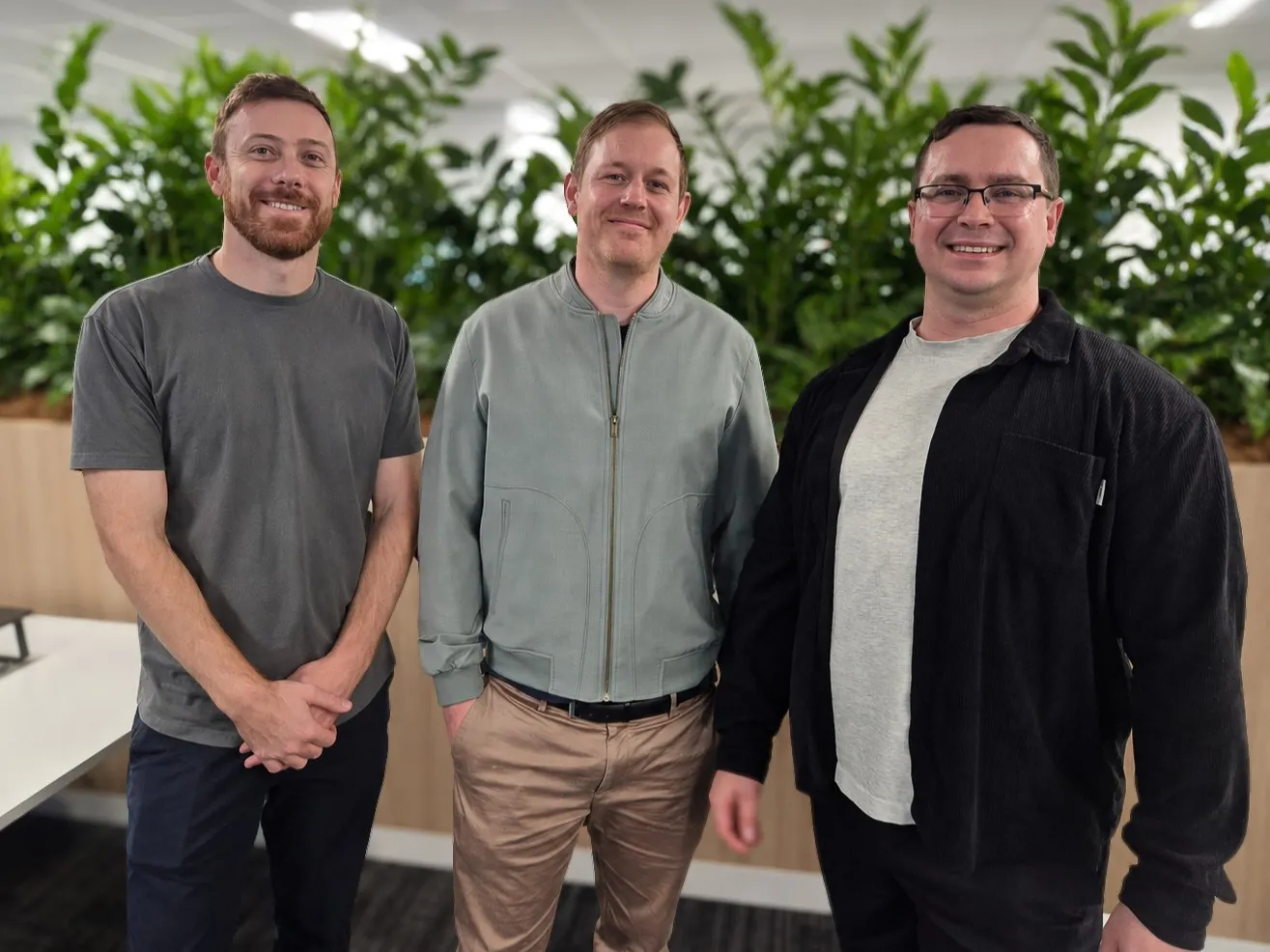 Nathan Price, Rhys Hughes and Scott Lynch, the Remittance Go co-founders.