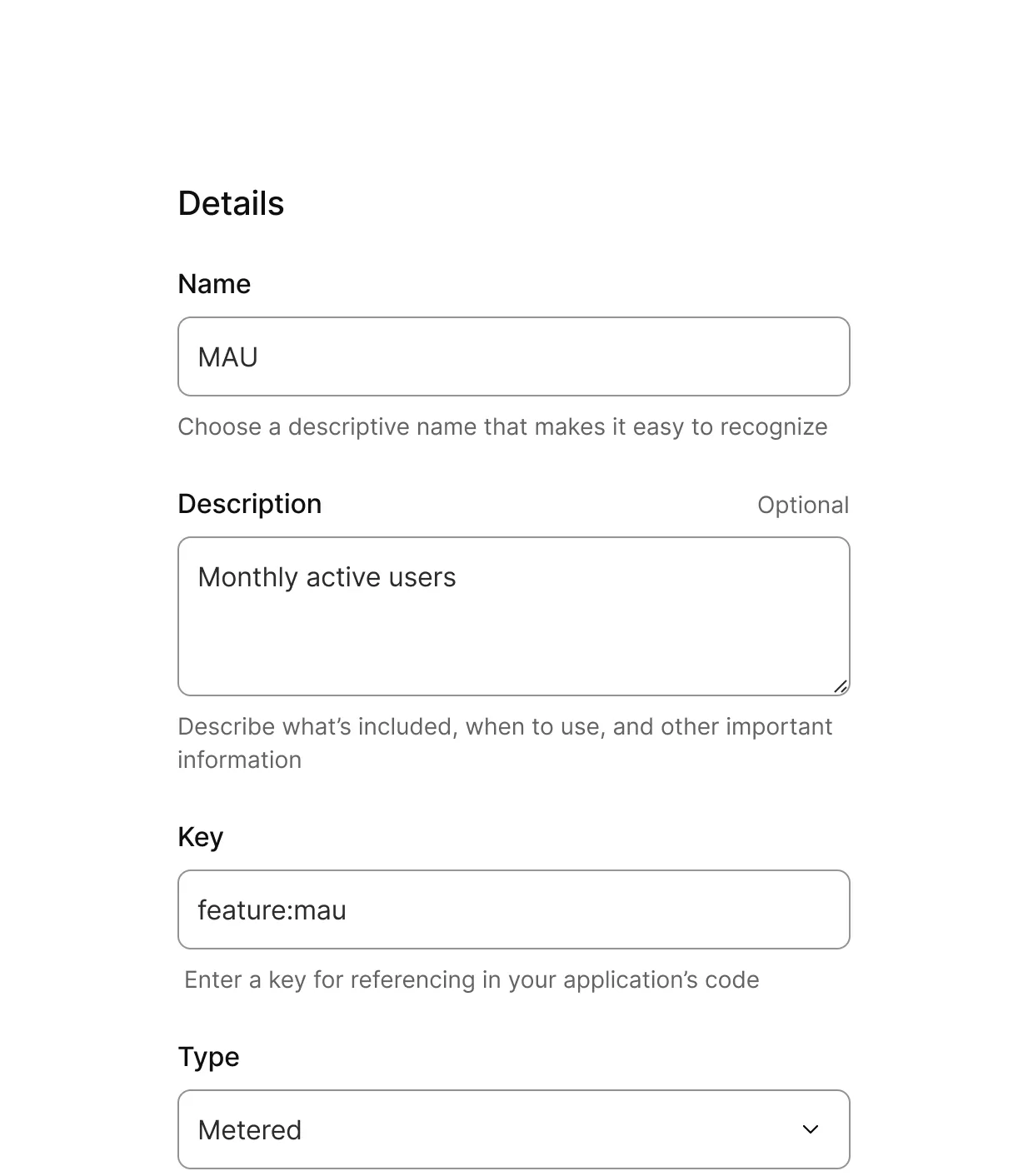 Kinde UI showing plan flags